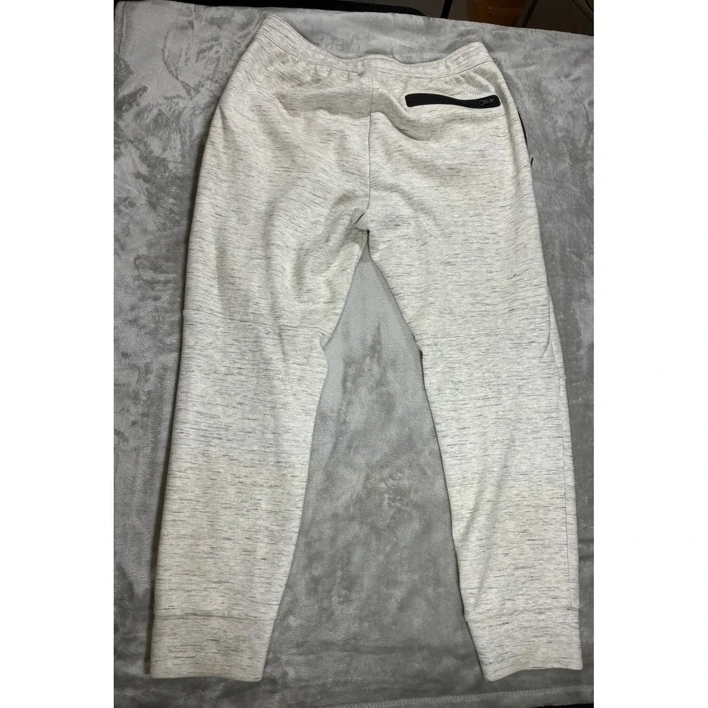 American Eagle Mens Active Flex Space Dye Jogger Pants Grey L Zip Pockets